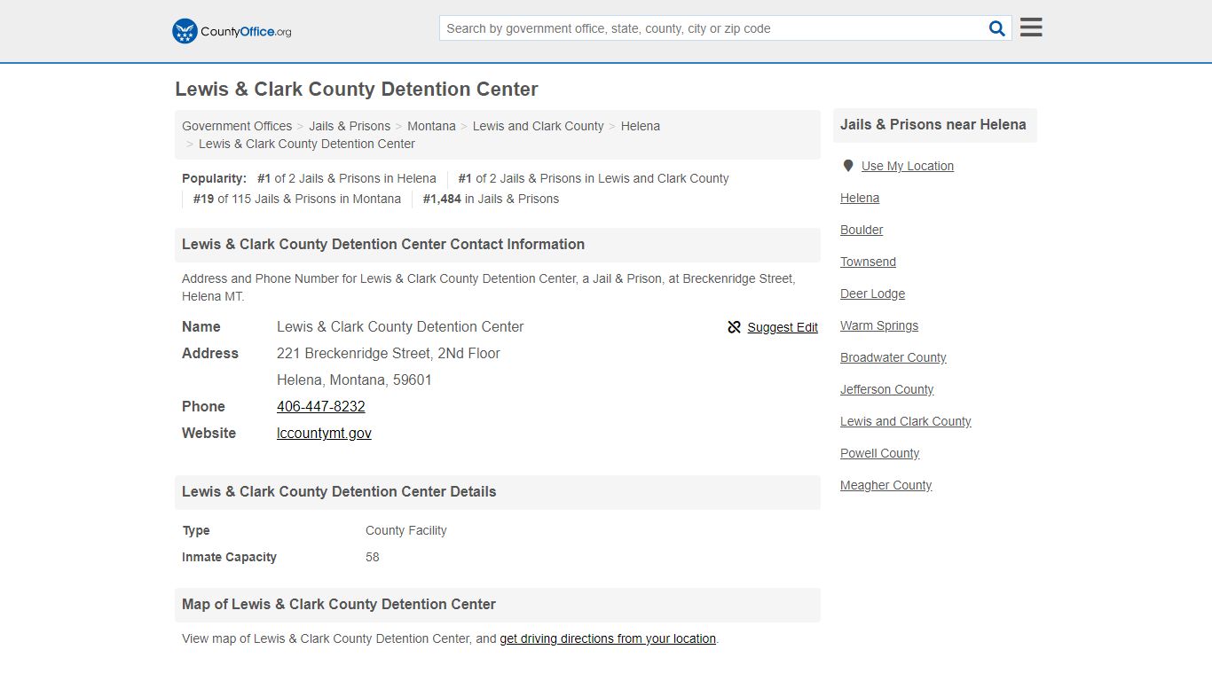 Lewis & Clark County Detention Center